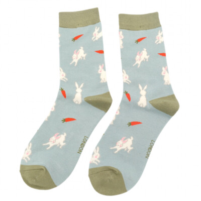 Socken Strümpfe Frauen Damen 37 - 41 Free Einheitsgröße Spass Fun Hase Ostern
