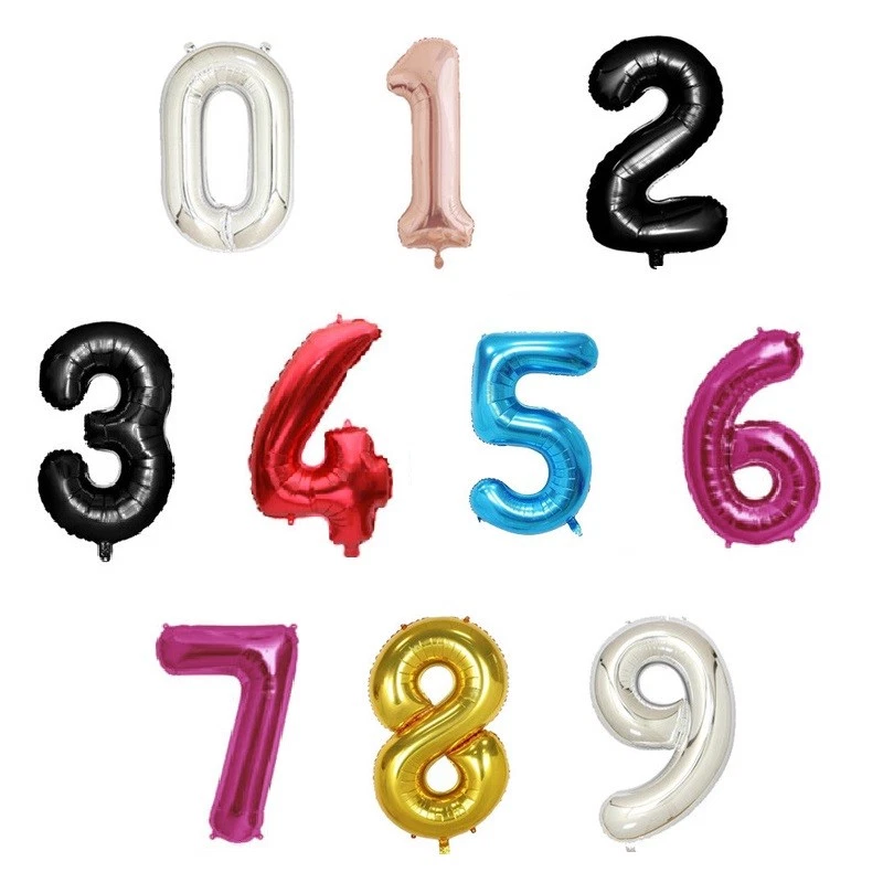 Extra large number balloons deals