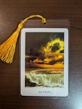 ACTION Bookmark Oracle Sacred Deck Card NEW Destiny Gift Tarot Art OCEAN WAVE