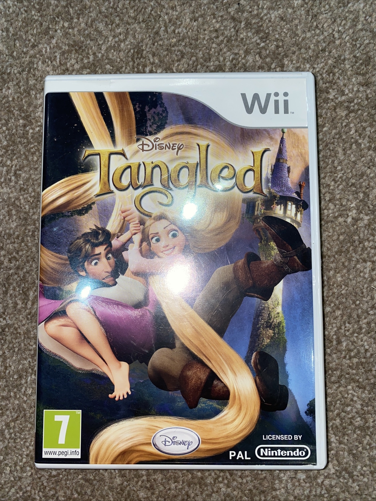 Tangled Nintendo wii Disney game with manual and free uk postage