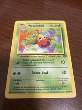 Weepinbell Jungle Set 48/64 Pokemon Card TCG WOTC Uncommon