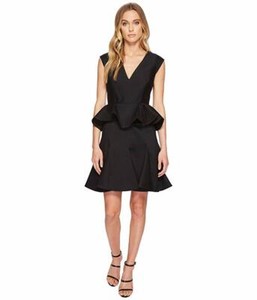 halston heritage peplum dress