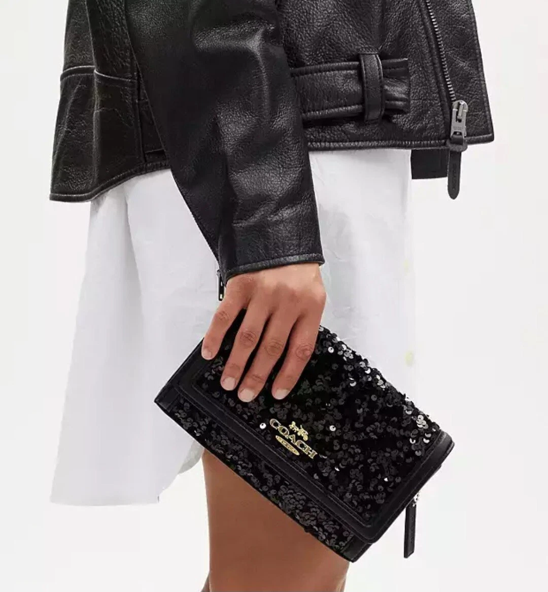 borsa coach donna nuovissima 2024 Flap Clutch Tracolla