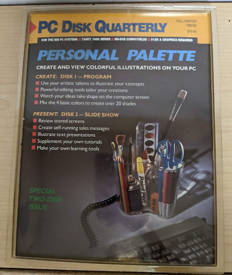 Personal Palette_PC Disk Quarterly_Fall/Winter 1989-1990_IBM/Tandy/MS-DOS