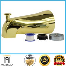 Diverter Tub Spout With Slip Fit And Ips Connection In Polished Brass Danco
