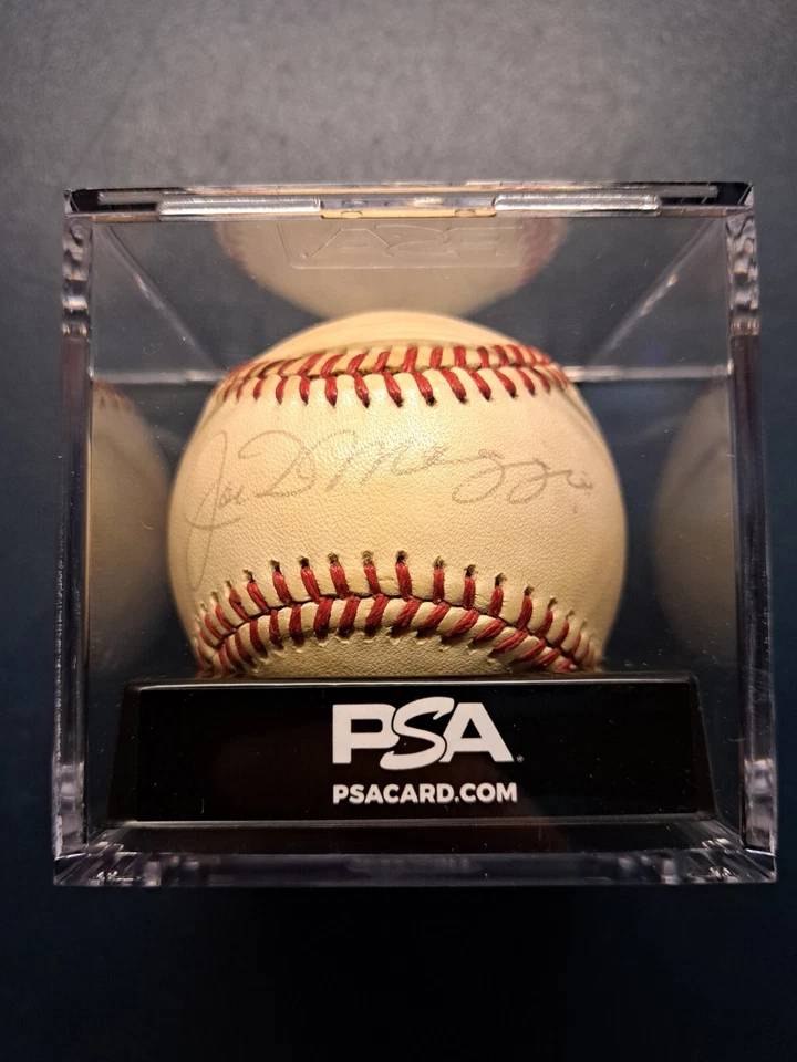 Joe DiMaggio Yankees Single Signed OML Baseball PSA LOA Beautiful Signature - Image 4 of 4