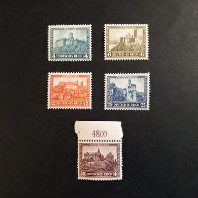 DEUTSCHLAND - WEIMAR 1932 / WOHLTÄTIGKEIT, SERIE VON 5 WERTEN UNVERSEHRT POSTFRISCH **