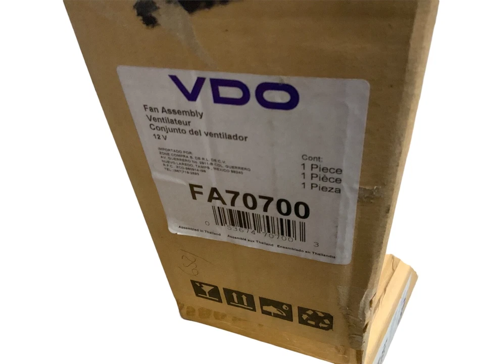 VDO 621-260 Engine Cooling Fan Assembly for FA70704 FA70700 76237 601170 - Image 2 of 2