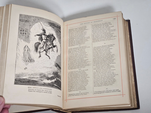 1800s The COMPLETE Poetical Works of SIR WALTER SCOTT Illustrated GILDED - Picture 17 of 22