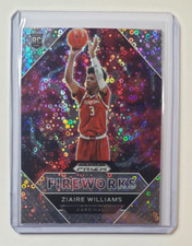 ZIAIRE WILLIAMS RC 2021-22 Panini Prizm Draft Picks Fireworks Silver Circles NM