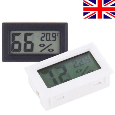 UNHO Small Digital LCD Temperature Humidity Meter Wireless Thermometer HygrometerHome