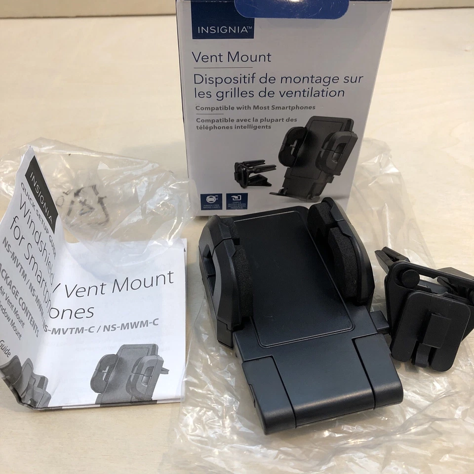 Soporte universal para automóvil con ventilación de aire para teléfono celular Insignia para iPhone / Samsung / LG / GPS Foto 3 de 4