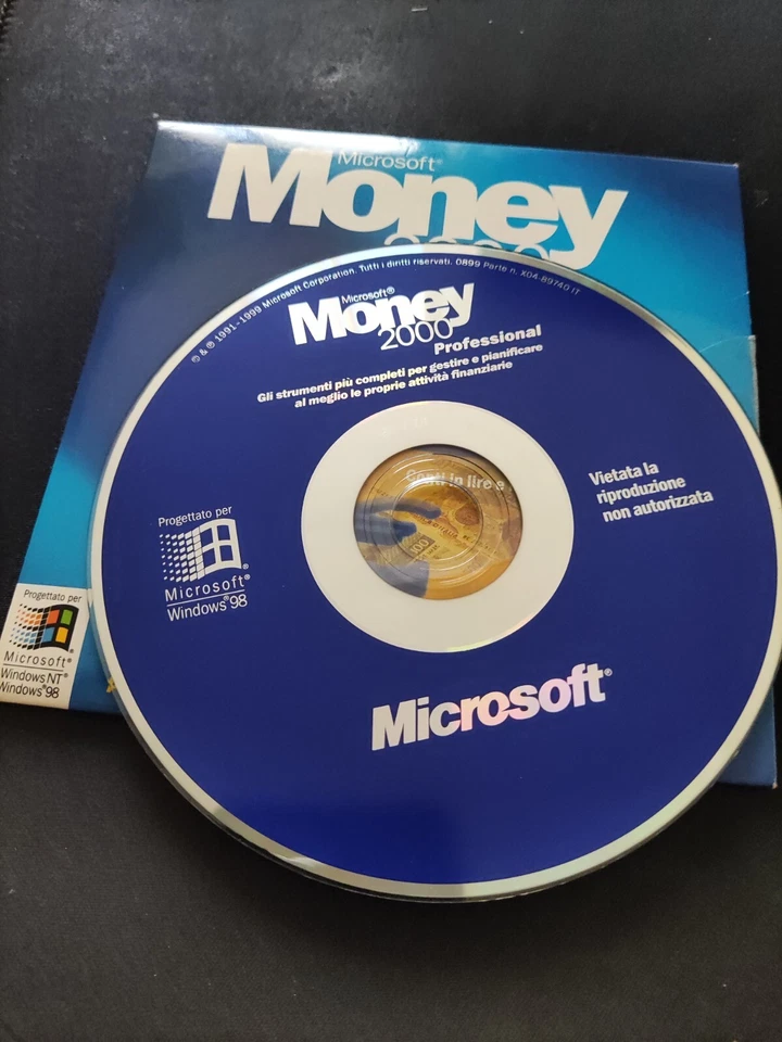 Microsoft Money 2000 in Italiano per Windows XP, Vista, Windows 7 - Immagine 2 di 2