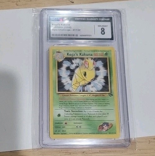Koga's Kakuna (Unlimited) graded CGC 8 for sale on eBay
