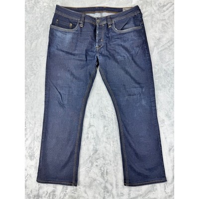 Buffalo Jeans Evan X Basic Slim Fit Mens W36 L32 Button Fly Denim Bootcut