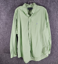 Polo Ralph Lauren Blake Button Down Long Sleeve Shirt Mens XL Green Check