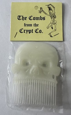 Combs From The Crypt Skull Hair Comb Goth Vintage NEW EMO VTG 1990s