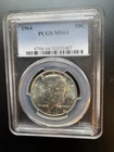 1964 Kennedy Half Dollar PCGS MS64 Silver