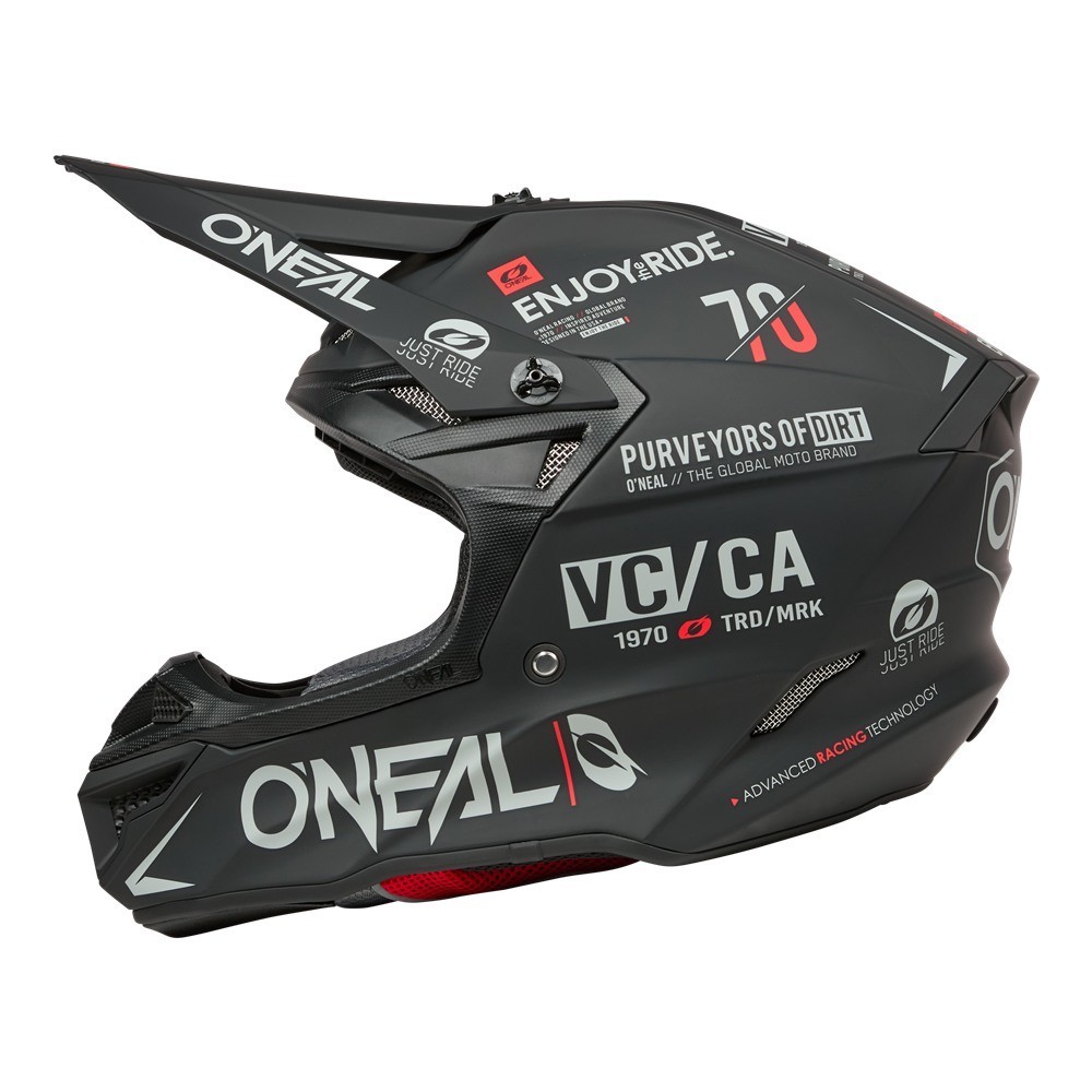 O'NEAL 2026 5 SRS Motocross Offroad Helmet Brand Black/Gray | eBay