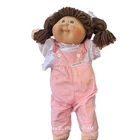 Vintage 1982 Cabbage Patch Kids Doll Brown Yarn Hair 16" Xavier Roberts Soft...