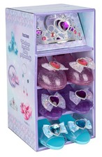 Princess Set Tiara Jewellery with 3 Pair Shoes - All Brands Toys