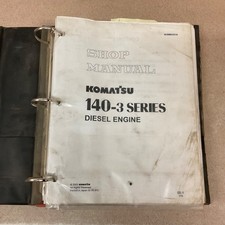 Komatsu 140-3 SERIES ENGINES SERVICE SHOP REPAIR MANUAL DIESEL GUIDE, SEBM022210