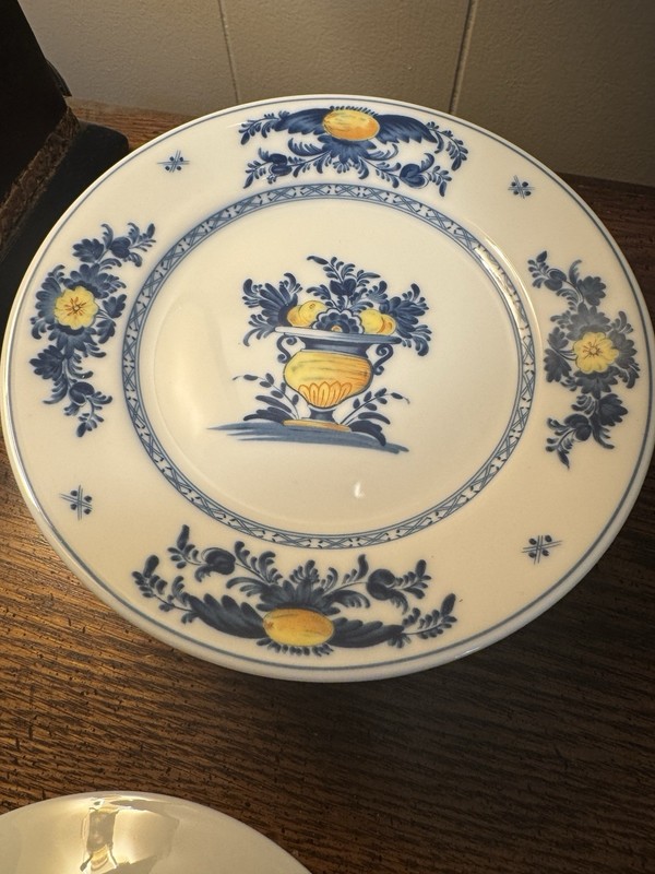 Vista Alegre Viana Bread & Butter Plates 6 3/4” Moments Porcelain Set Of 7