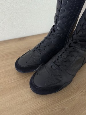 SS 2017 Christian Dior “J'Adior” D-Fence Knee High Lace-Up Leather