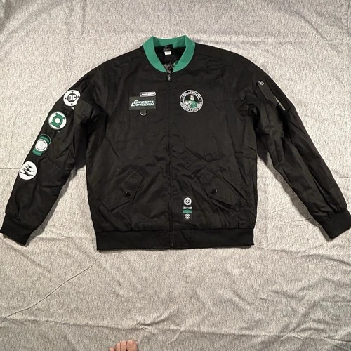  DC Comics Green Lantern Corps bomber Jacket Unisex S BoxLunch Exclusive! video thumbnail