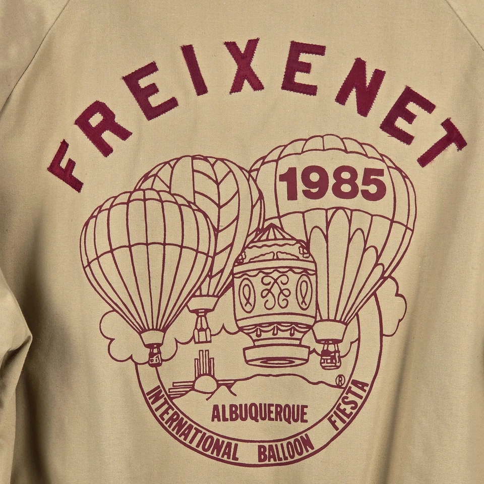 Albuquerque Int'l Balloon Fiesta Sponsor Jacket 1985 Freixenet Pins Patch VTG - Image 3 of 4
