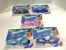 5 Pack -Wave Anti Fog Advanced Swim Goggles with Ear and Nose Plugs-New Sealed
