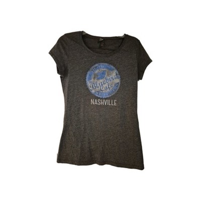 Nashville TV Show Bluebird Cafe T-Shirt Women s Medium Gray Deacon Scarlett...
