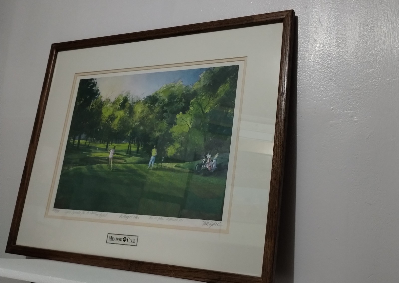 SIGNED - NUMBERED LITHOGRAPH PRINT TOM LYNCH 271/950 - 29"×23"