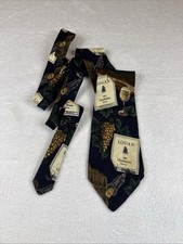 ROBERT TALBOTT Tie NORDSTROM Blue, Green, Brown Silk Made In USA