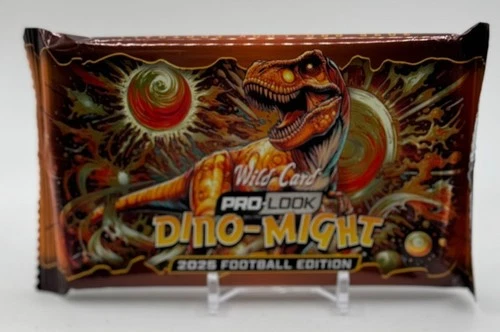 2025 Wild Card Pro-Look Dino-Might Football Pack