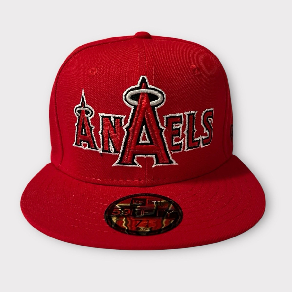 New Era 59FIFTY Los Angeles Angels キャップ Los Angeles Angels Anaels Hat Banned New Era Fitted Cap In Stock