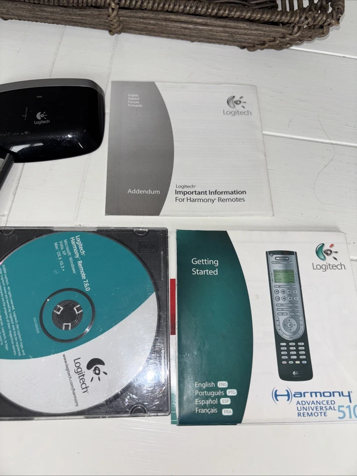 Logitech Harmony One Remote with Charging Dock and Playstation 3 Adapter PS3 - Image 2 of 4