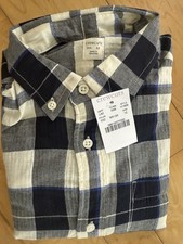 NWT J Crew Crewcuts Boy's Plaid 100 Cotton Button Down Shirt Size 12 Madras
