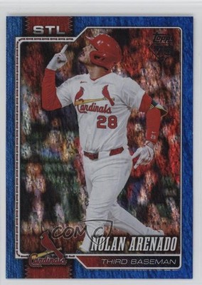 2026 Topps Series 1 Blue Holo Foil 76/150 Nolan Arenado #193 1al2