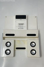 Altec Lansing inMotion White Portable Stereo Speaker Audio System Not Tested