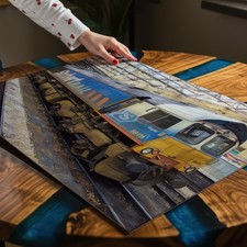 Class 66 Stobart Rail Livery A3 Print Poster Model Railways 00 Guage Trains