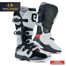 Eleveit X Tarmac MX weiß Stiefel für Adventure Offroad Trail Motorrad