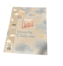 Pearhead Chevron Baby Book with Clean-Touch Ink Pad - Grey