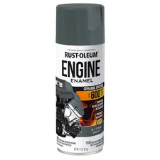 Rust-Oleum 366435 Automotive 600 Degrees F Engine Enamel Spray, Gray, Gloss, 11