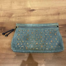 Borsa pochette JIMMY CHOO Denim Star Stud seconda borsa