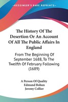 A Person Of Quality (U. A.) | The History Of The Desertion Or An Account Of...