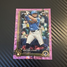 💥2025 Topps Update Series Caleb Durbin RC Pink Diamante Foil 💥