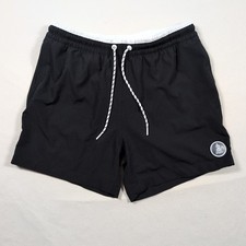 Chubbies Shorts Mens Medium Black Swim Trunks 5.5 Inch The Capes Lined Pineapple