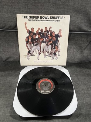 12  Super Bowl Shuffle Chicago Bears Vinyl Record Album LP Red Label  1985