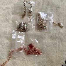 Disney Princess Necklace Set Tiana Snow White Unopened 3pcs